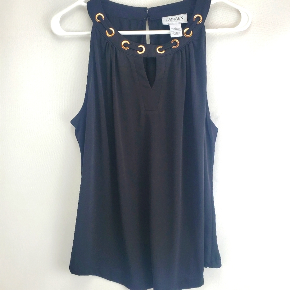 New Without Tags | Carmen Marc Valvo | Sleeveless Top | M